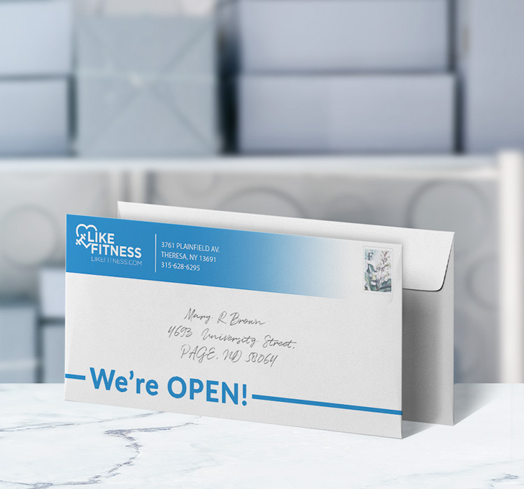 custom printed full color envelopes